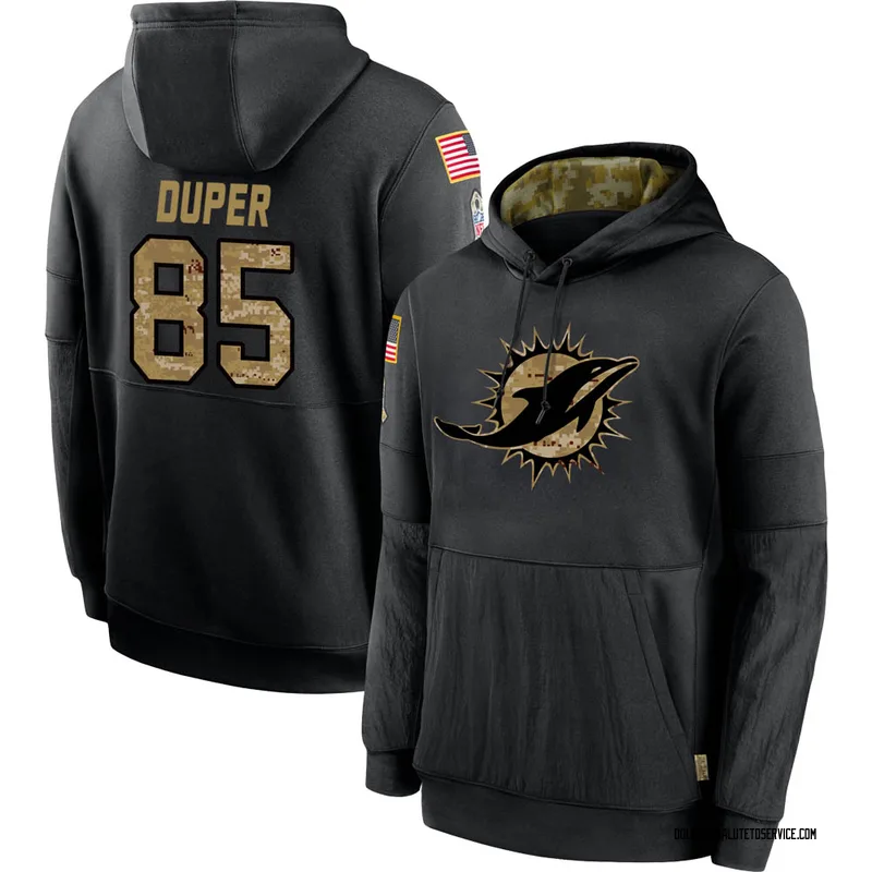 Dolphins salute to service hoodie top